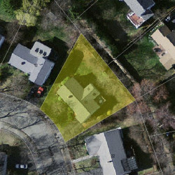 18 David Rd, Newton, MA 02459 aerial view