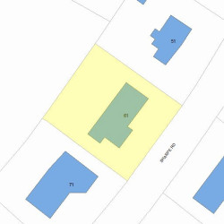 61 Sharpe Rd, Newton, MA 02459 plot plan