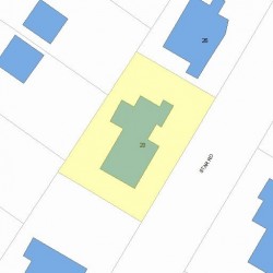 20 Star Rd, Newton, MA 02465 plot plan