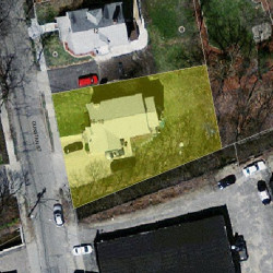 18 Dunstan St, Newton, MA 02465 aerial view