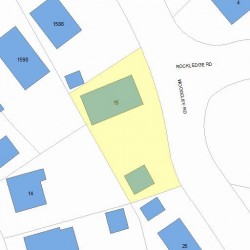 15 Woodcliff Rd, Newton, MA 02461 plot plan