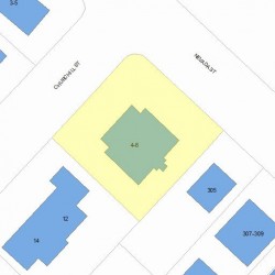 4 Churchill St, Newton, MA 02460 plot plan