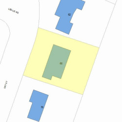 68 Day St, Newton, MA 02466 plot plan