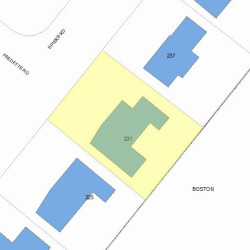 231 Spiers Rd, Newton, MA 02459 plot plan