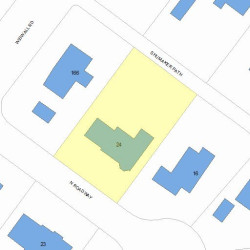 24 Shumaker Path, Newton, MA 02459 plot plan