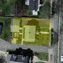 63 Cherry St, Newton, MA 02465 aerial view