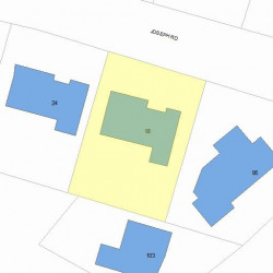 18 Joseph Rd, Newton, MA 02460 plot plan