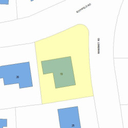 19 Manemet Rd, Newton, MA 02459 plot plan