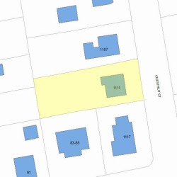 1111 Chestnut St, Newton, MA 02464 plot plan
