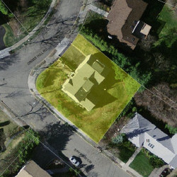 69 Cross Hill Rd, Newton, MA 02459 aerial view