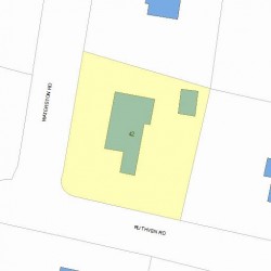 42 Waterston Rd, Newton, MA 02458 plot plan