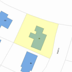 99 Bemis St, Newton, MA 02460 plot plan