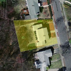 255 Woodcliff Rd, Newton, MA 02461 aerial view