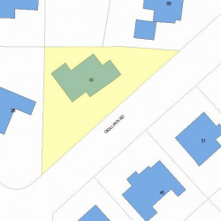 48 Gralynn Rd, Newton, MA 02459 plot plan
