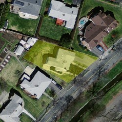 103 Albemarle Rd, Newton, MA 02460 aerial view