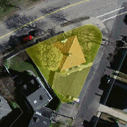 242 Commonwealth Ave, Newton, MA 02466 aerial view