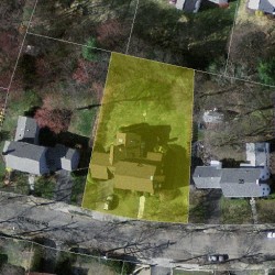 45 Wendell Rd, Newton, MA 02459 aerial view