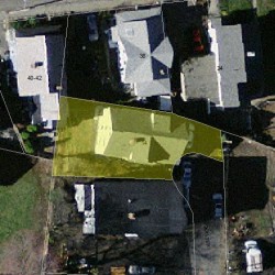 14 Gordon Ter, Newton, MA 02458 aerial view