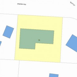 56 Sherrin Rd, Newton, MA 02462 plot plan