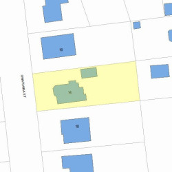 14 Owatonna St, Newton, MA 02466 plot plan