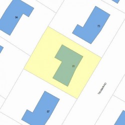 81 Truman Rd, Newton, MA 02459 plot plan