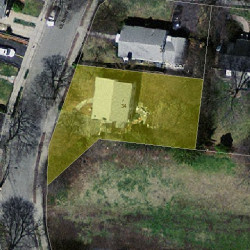 34 Kilburn Rd, Newton, MA 02465 aerial view