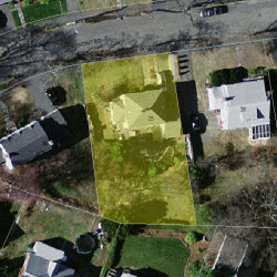 25 Oakmont Rd, Newton, MA 02459 aerial view