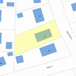 51 Tarleton Rd, Newton, MA 02459 plot plan