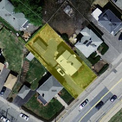 1601 Washington St, Newton, MA 02465 aerial view