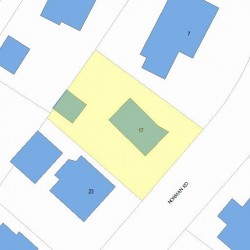 17 Norman Rd, Newton, MA 02461 plot plan