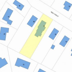 84 Pine St, Newton, MA 02466 plot plan