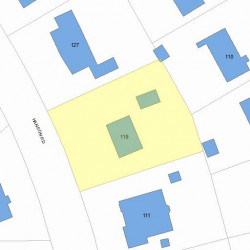 119 Hanson Rd, Newton, MA 02459 plot plan