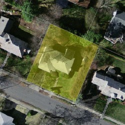 27 Littlefield Rd, Newton, MA 02459 aerial view