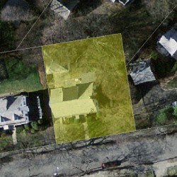 21 Mason Rd, Newton, MA 02459 aerial view