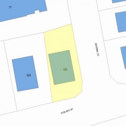 525 Auburn St, Newton, MA 02466 plot plan