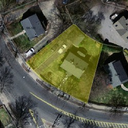 549 Crafts St, Newton, MA 02465 aerial view