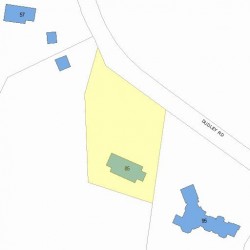 85 Dudley Rd, Newton, MA 02459 plot plan