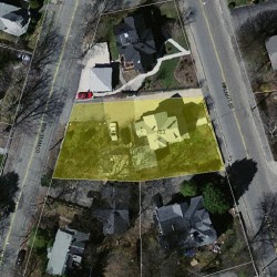 153 Walnut St, Newton, MA 02460 aerial view