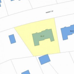 17 Hamlet St, Newton, MA 02459 plot plan