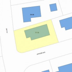 79 Atwood Ave, Newton, MA 02460 plot plan