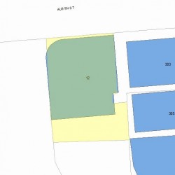 12 Austin St, Newton, MA 02460 plot plan