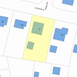 24 Duncklee St, Newton, MA 02461 plot plan