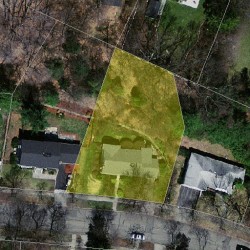 421 Waban Ave, Newton, MA 02468 aerial view