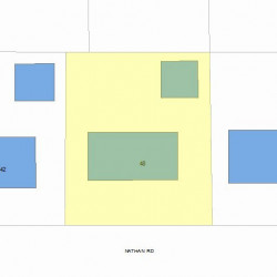 48 Nathan Rd, Newton, MA 02459 plot plan