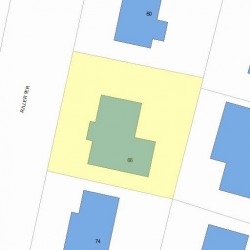 66 Fuller Ter, Newton, MA 02465 plot plan