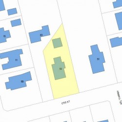 59 Otis St, Newton, MA 02460 plot plan