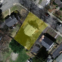 16 Lindbergh Ave, Newton, MA 02465 aerial view