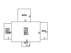 16 Winnetaska Rd, Newton, MA 02468 floor plan