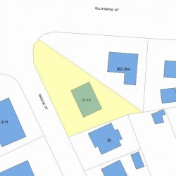 16 Bridge St, Newton, MA 02458 plot plan