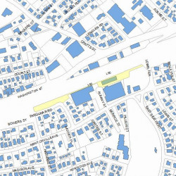 285 Newtonville Ave, Newton, MA 02460 plot plan